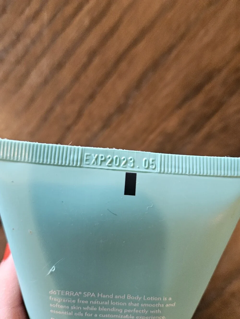 Doterra Spa Hand & Body Lotion - Aqua with Yellow Accent